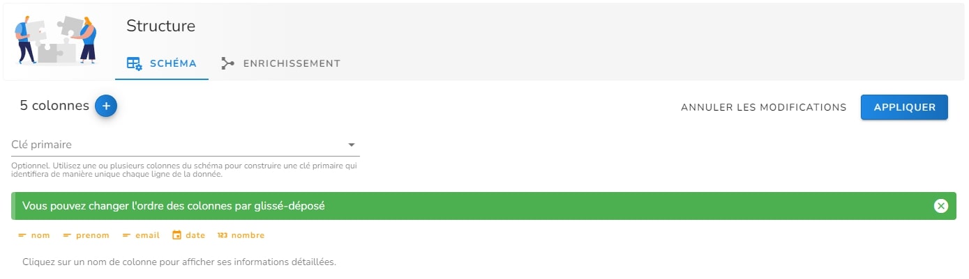 Rest dataset schema